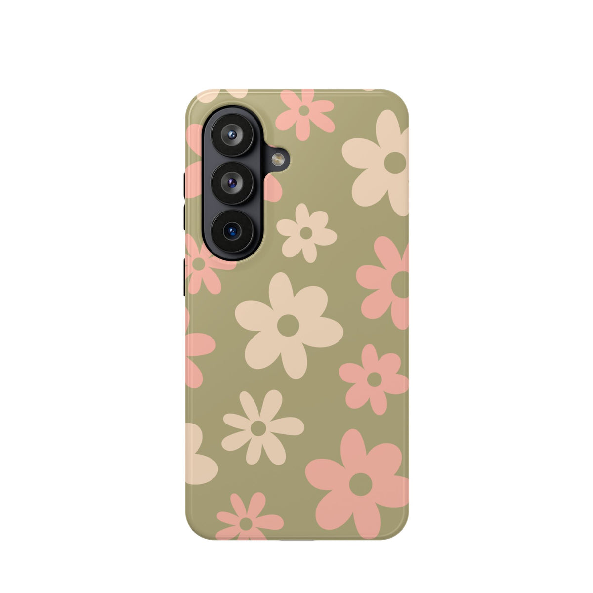 Green Flower Power Samsung Case