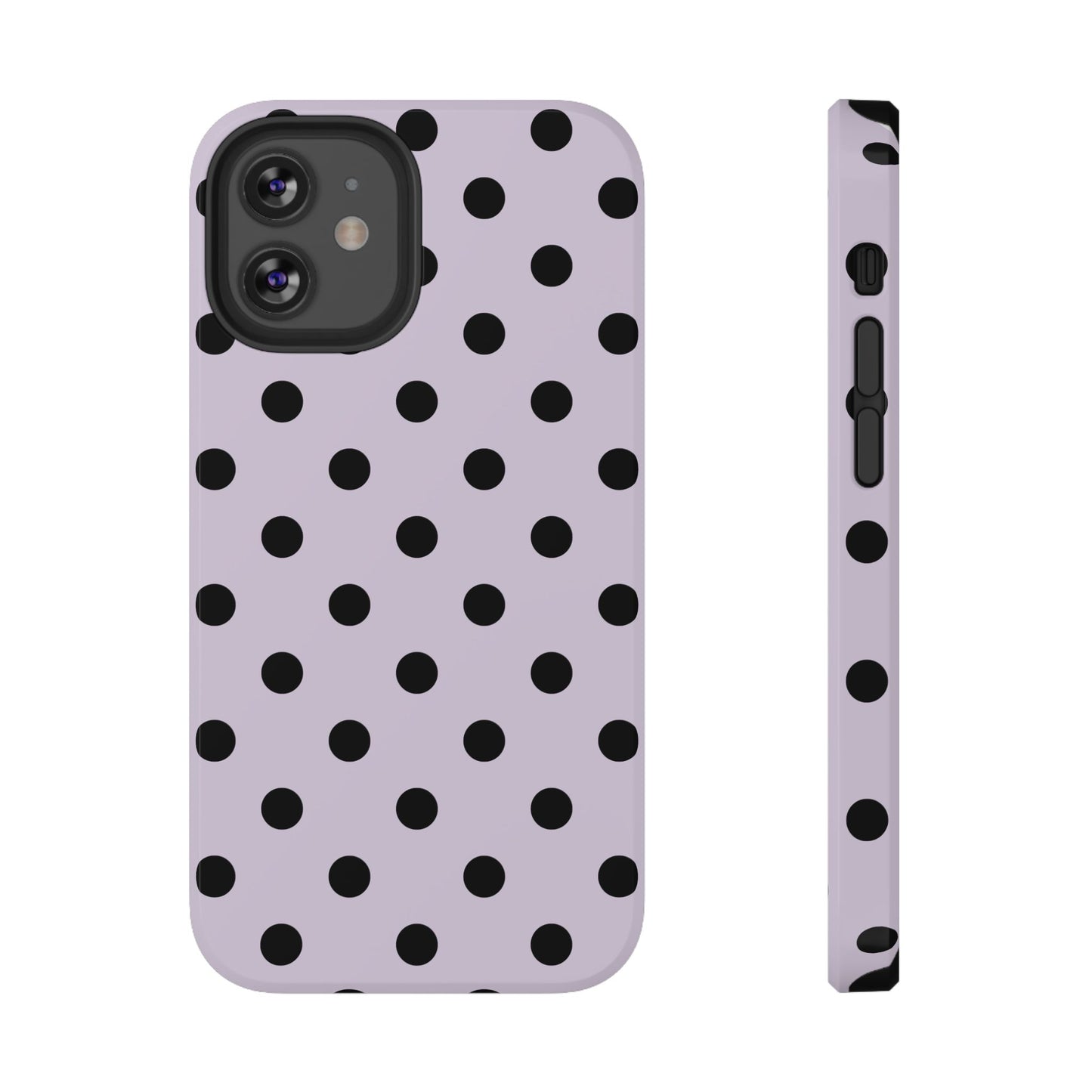 Lilac Polka Dots iPhone Case