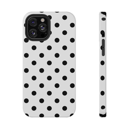 Black Polka Dots iPhone Case