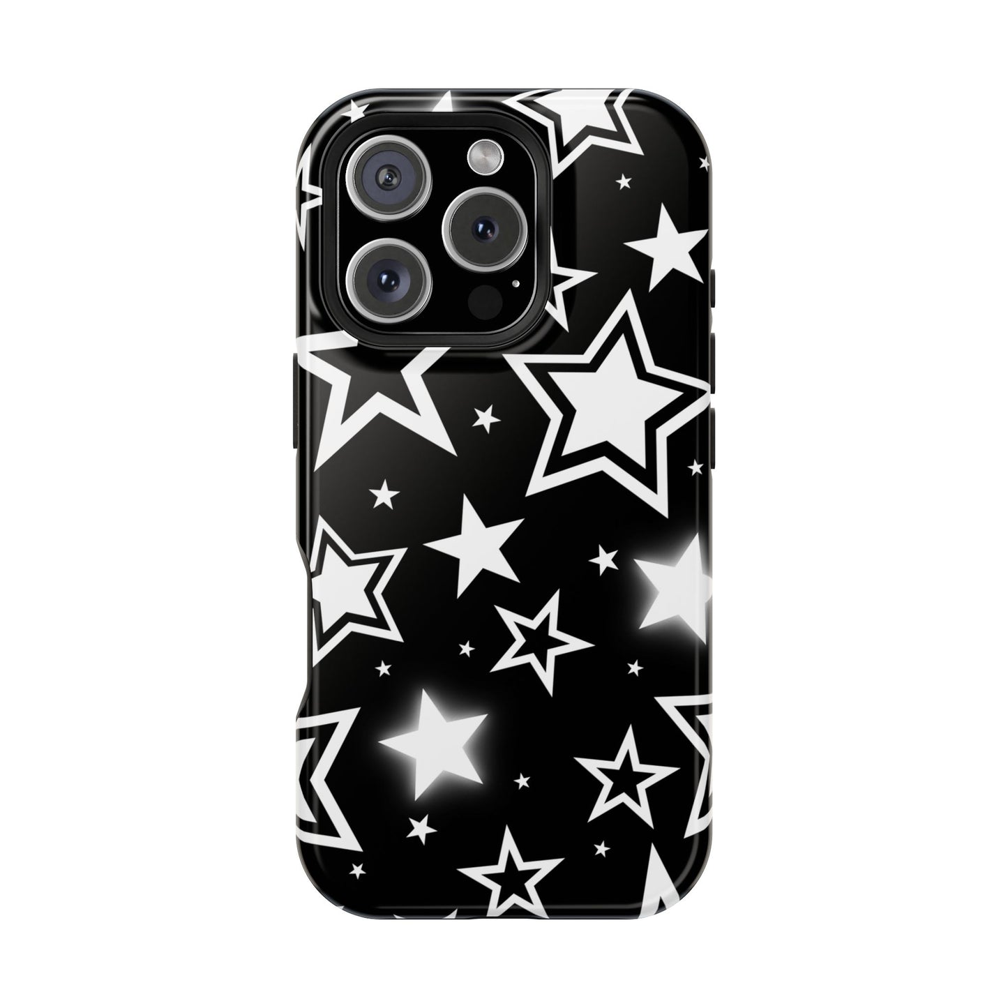 Black Stardust iPhone Case