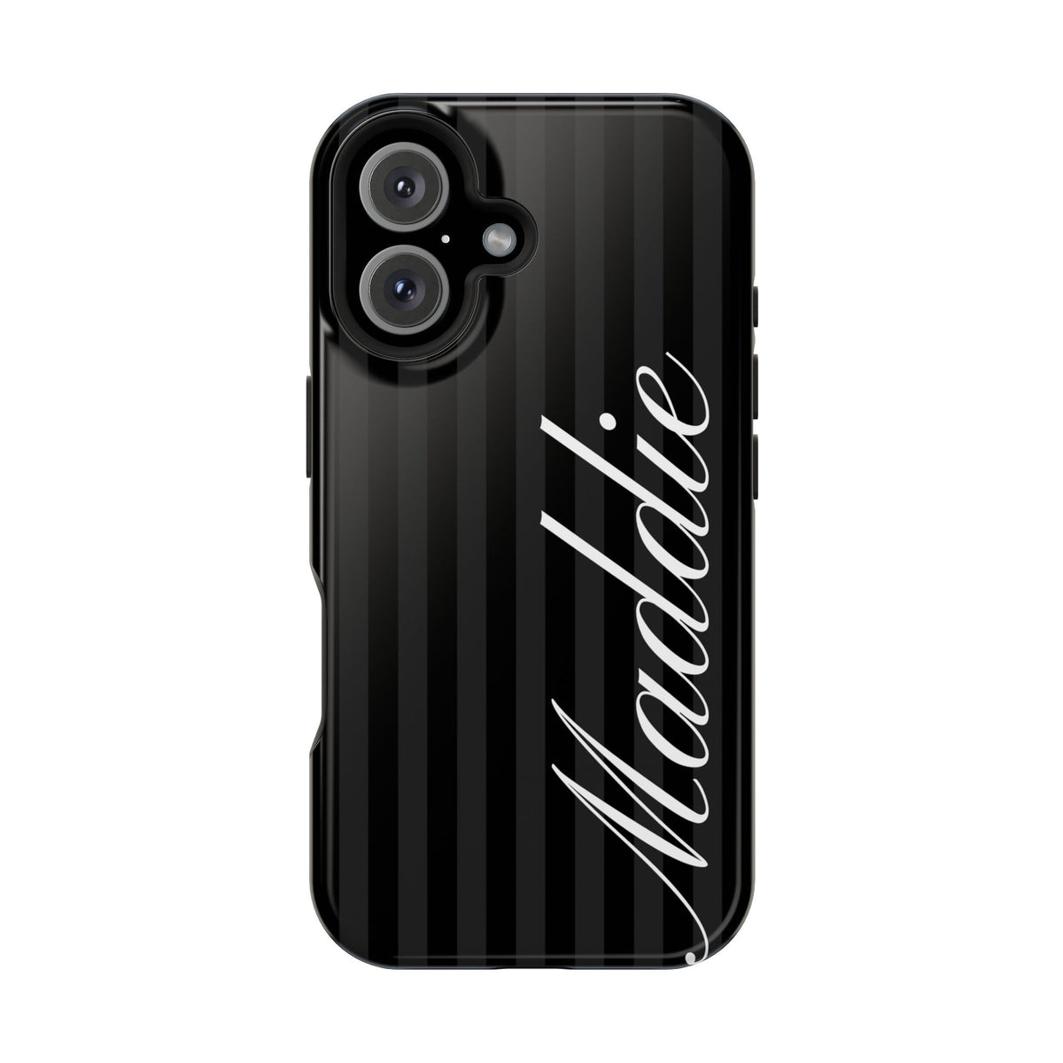Custom Black Stripes iPhone Case