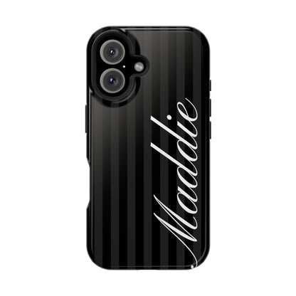 Custom Black Stripes iPhone Case