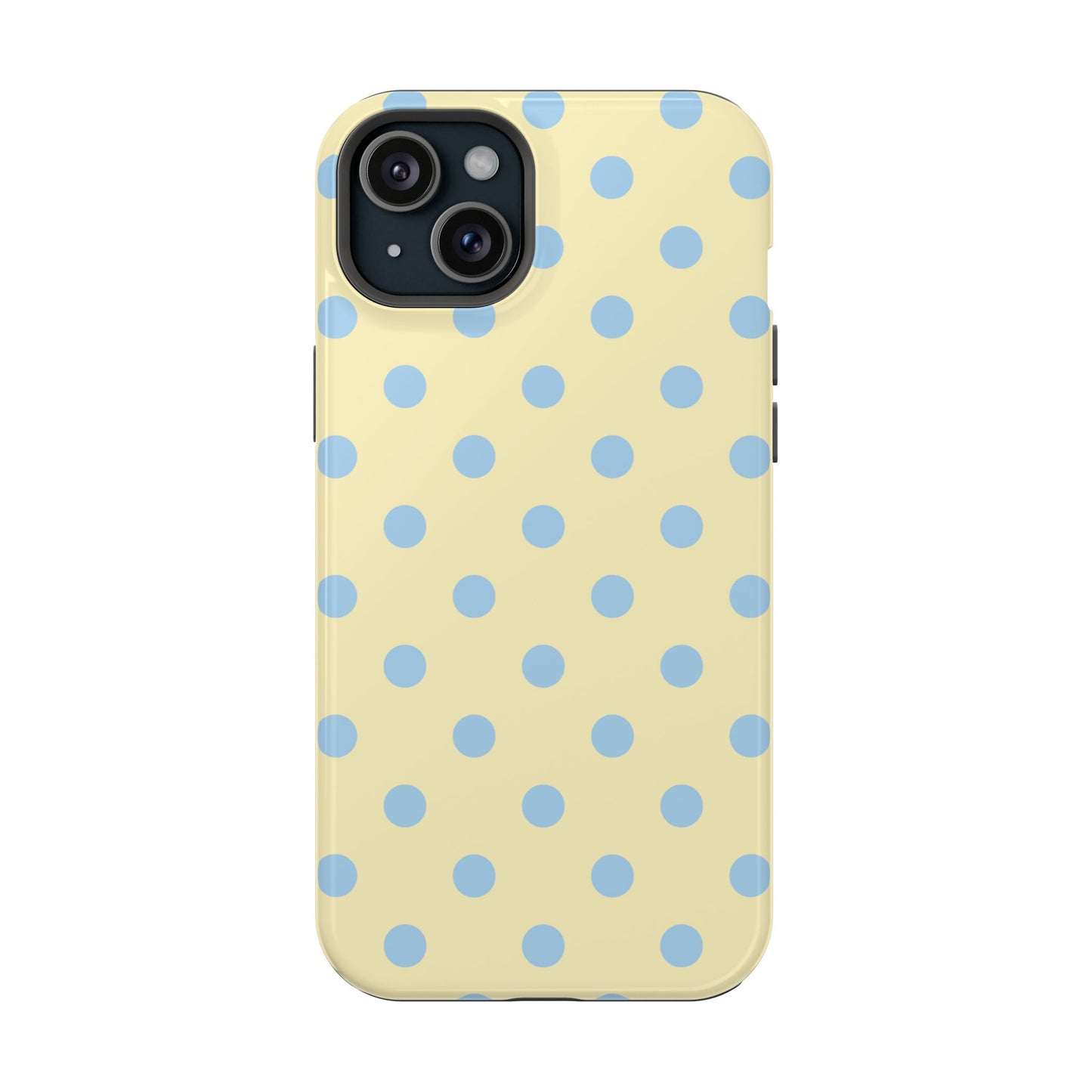 Lemon Sky Polka Dots iPhone Case