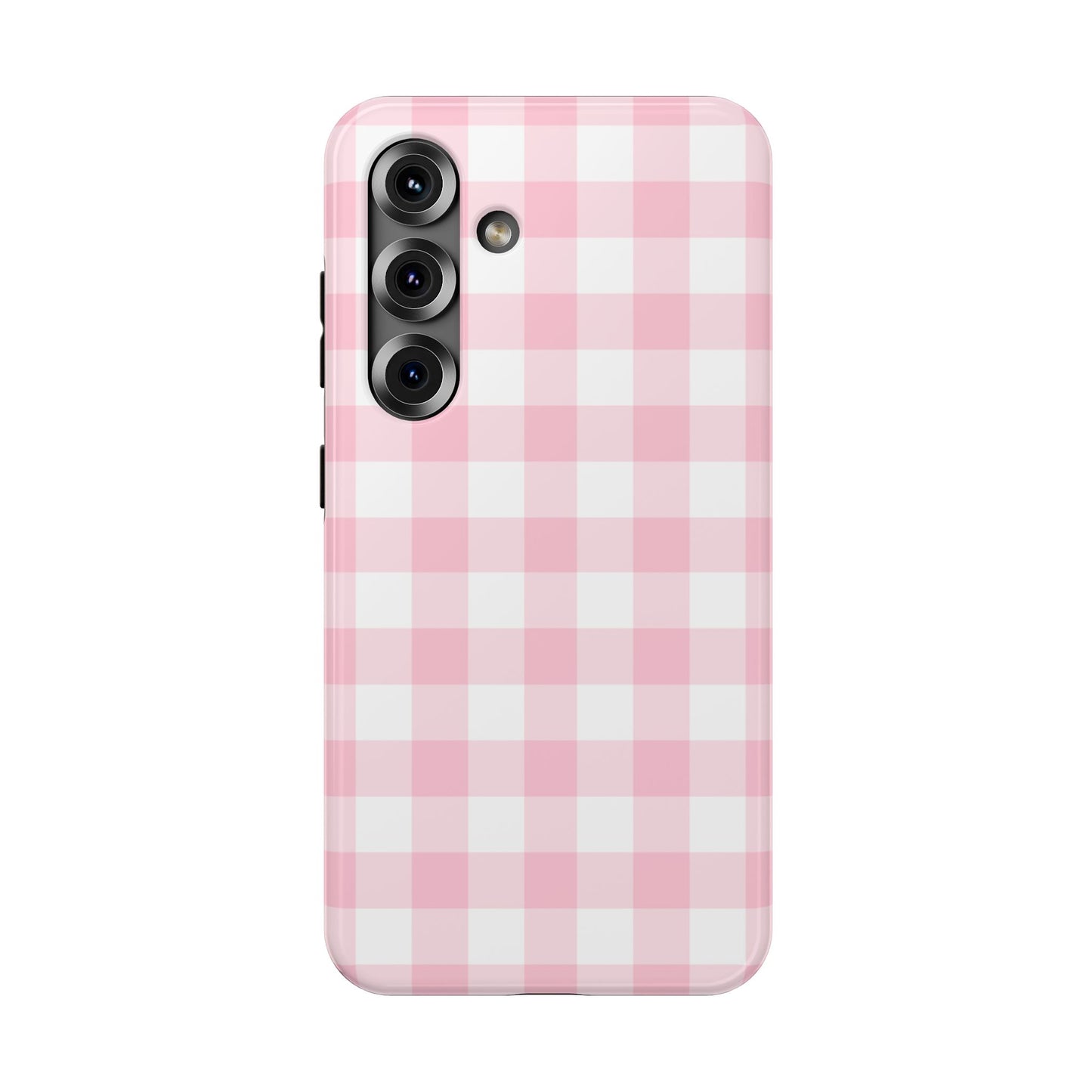 Pink Gingham Samsung Case