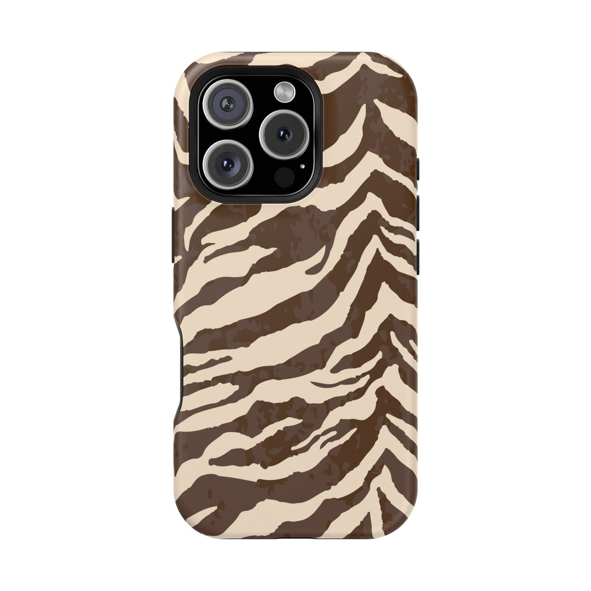 Brown Zebra iPhone Case