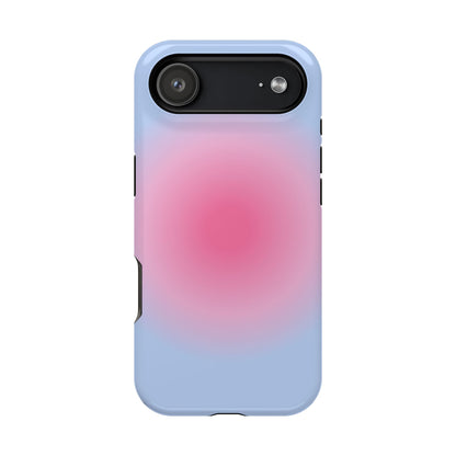 Pink & Blue Aura iPhone Case