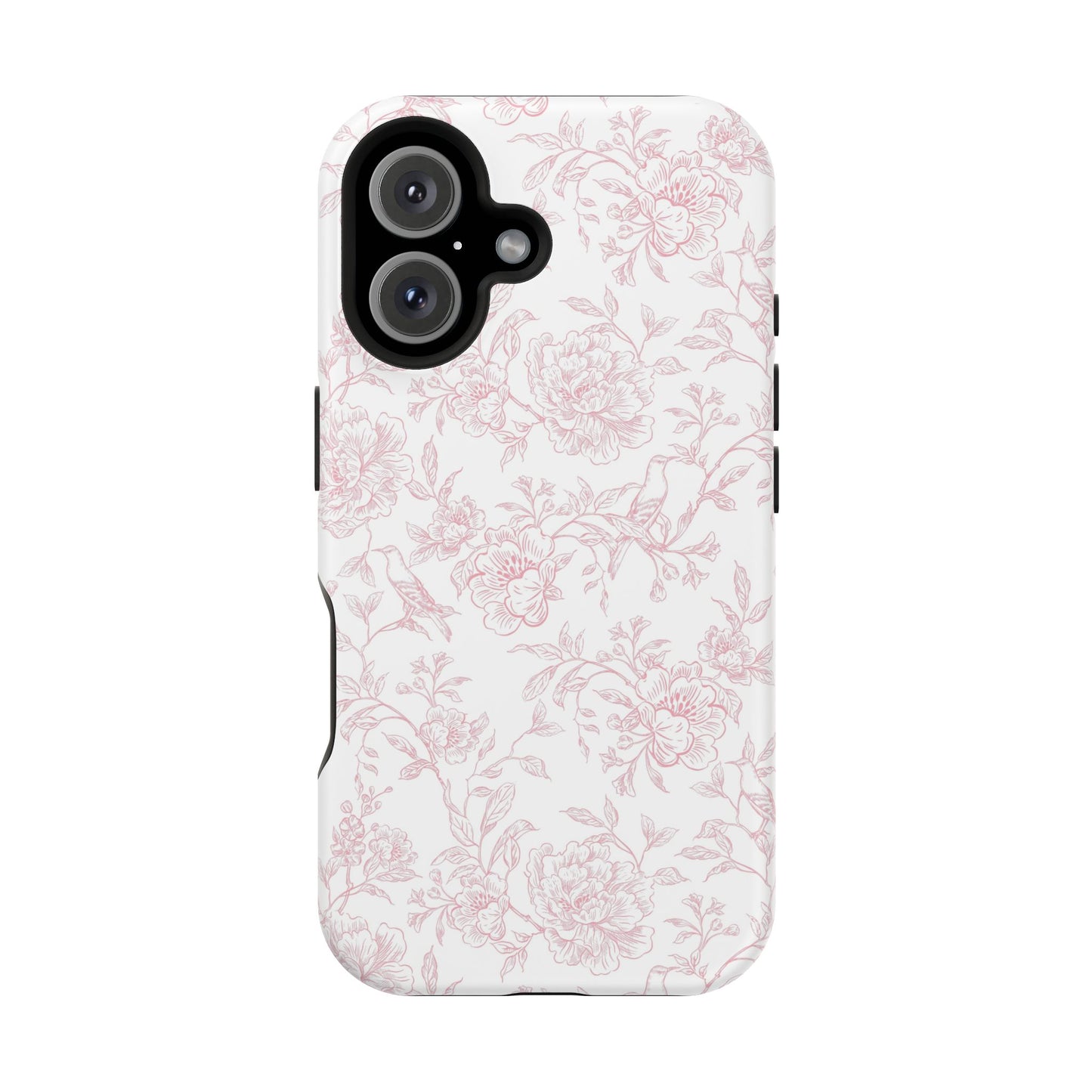 French Rosy Toile iPhone Case