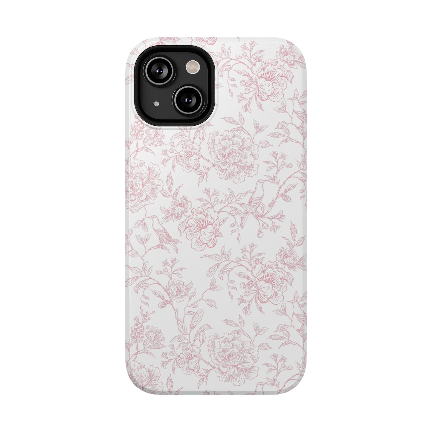 French Rosy Toile iPhone Case