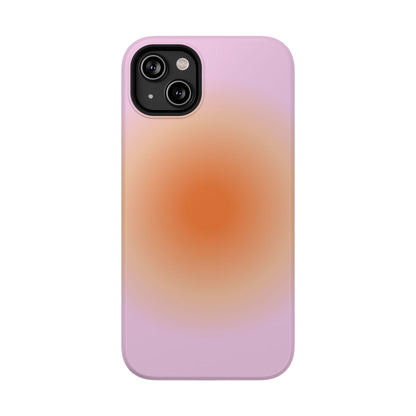 Orange & Purple Aura iPhone Case