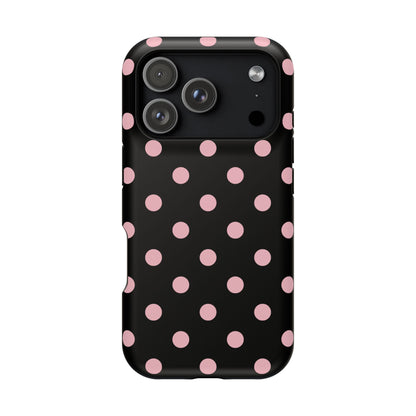 Sweet Midnight Polka Dots iPhone Case