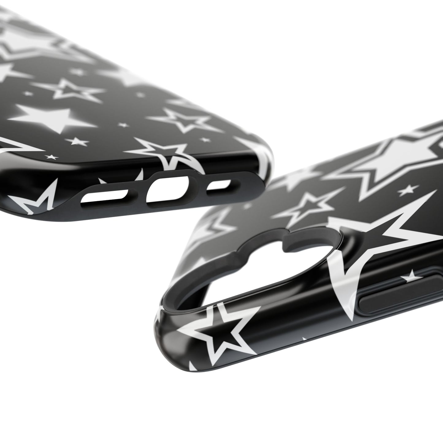 Black Stardust iPhone Case