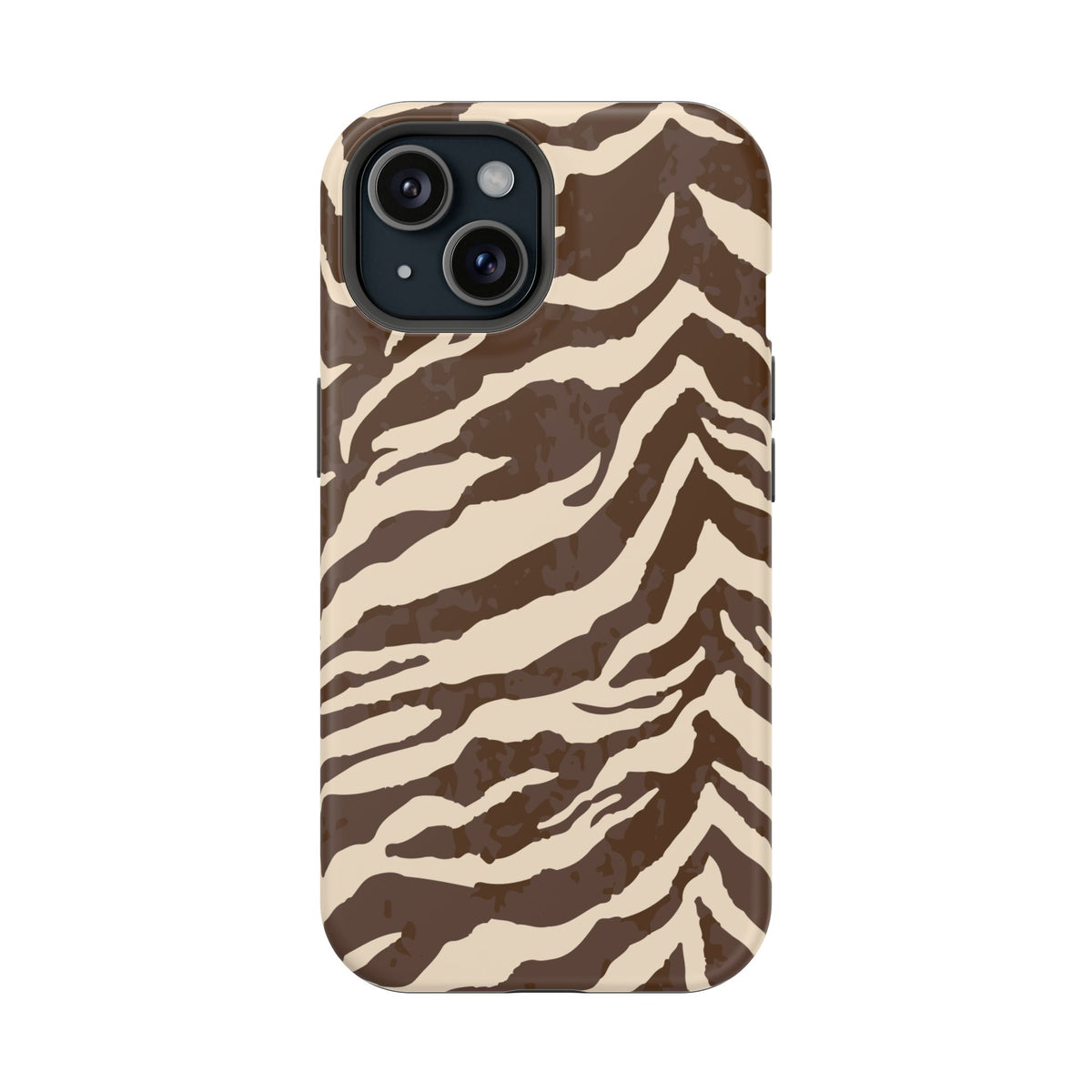 Brown Zebra iPhone Case