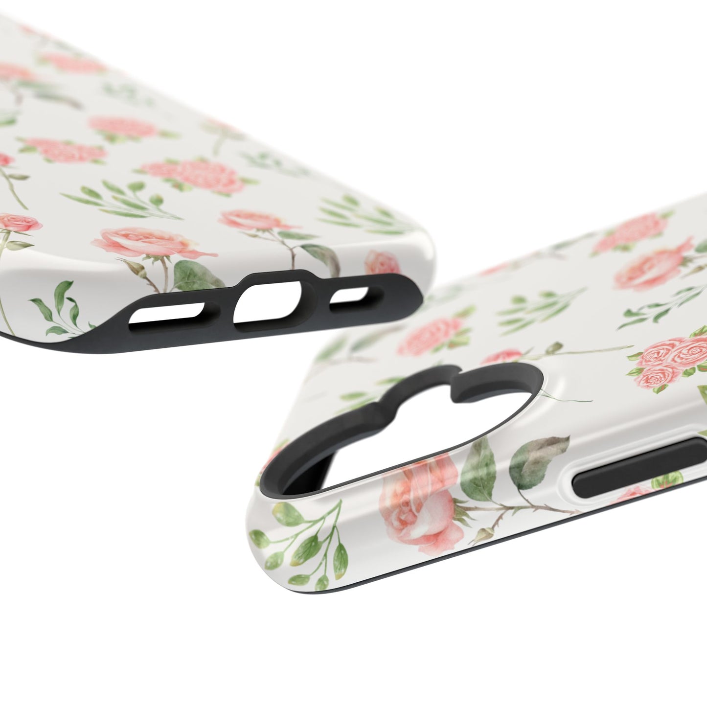 Pink Vintage Roses iPhone Case