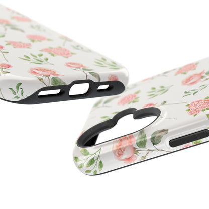 Pink Vintage Roses iPhone Case