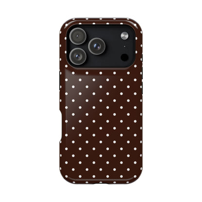 Mocha Mini Dots iPhone Case