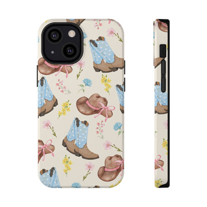Floral Cowgirl iPhone Case