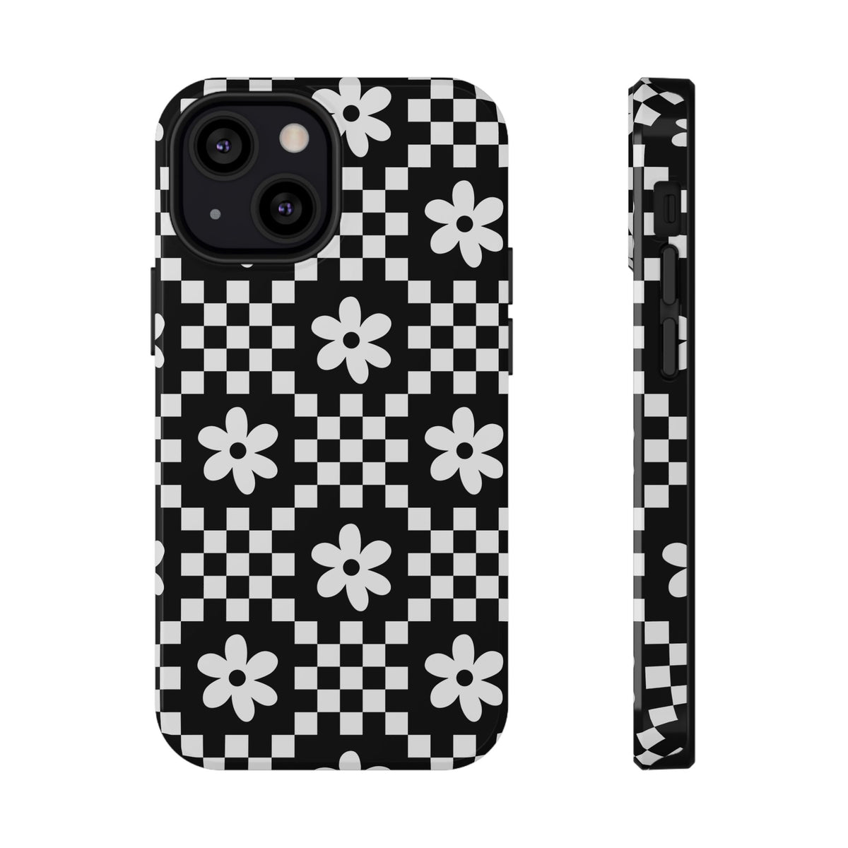 Checkerboard Daisy iPhone Case from Stella Cases
