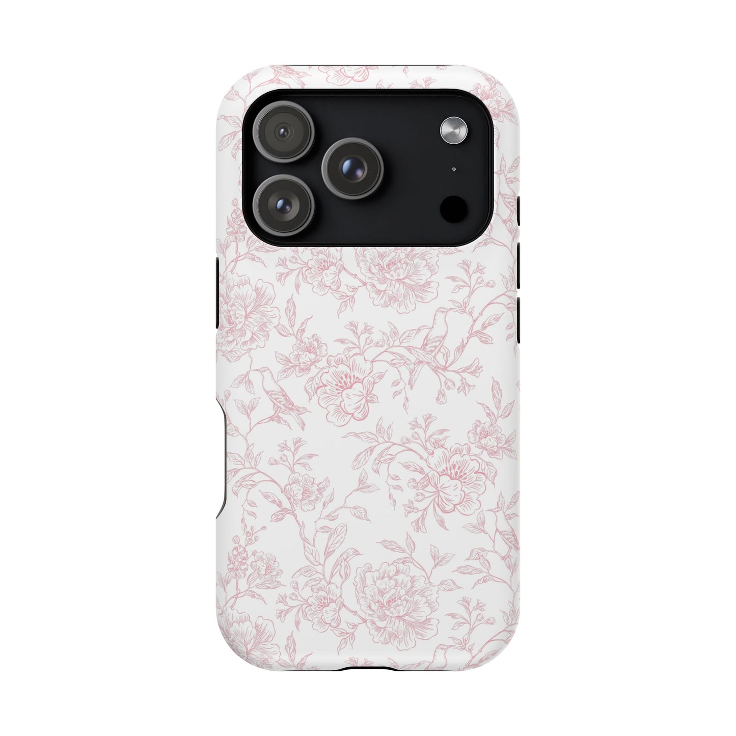 French Rosy Toile iPhone Case