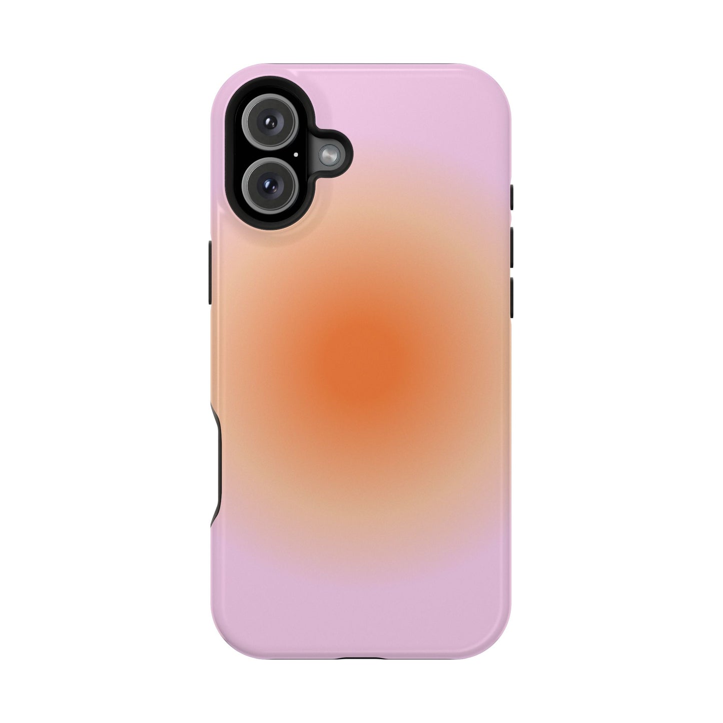 Orange & Purple Aura iPhone Case