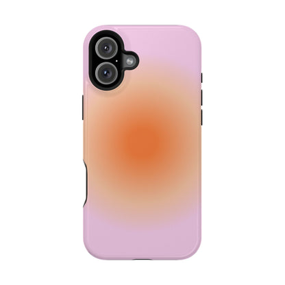 Orange & Purple Aura iPhone Case