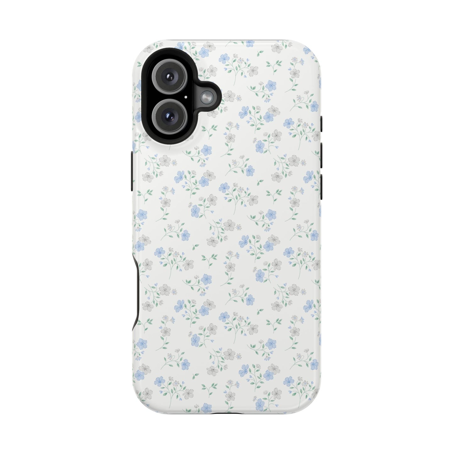 Blue Floral Ditsy iPhone Case