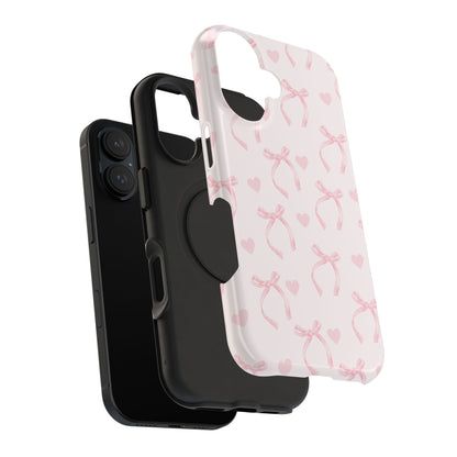 Coquette Pink Bows iPhone Case