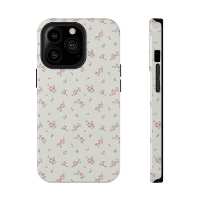 Blush Ditsy Flowers iPhone Case