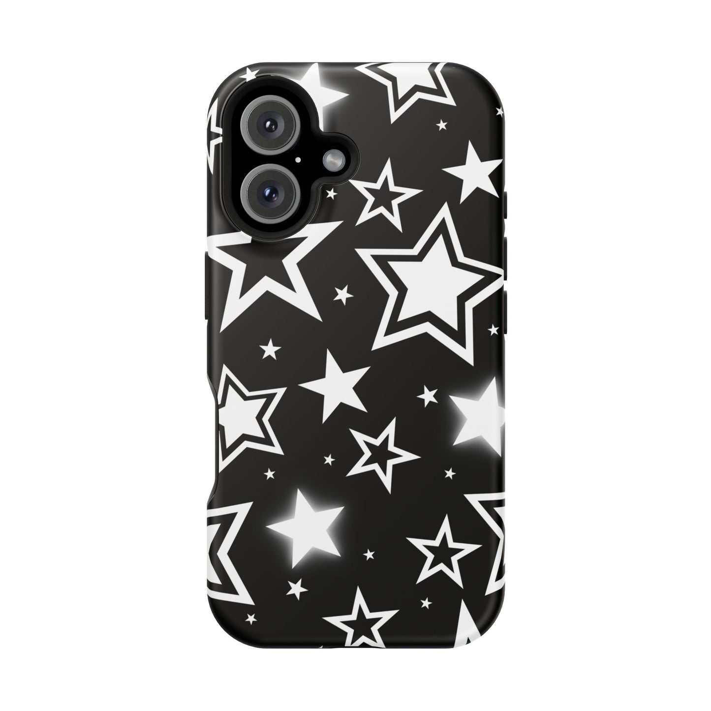 Black Stardust iPhone Case