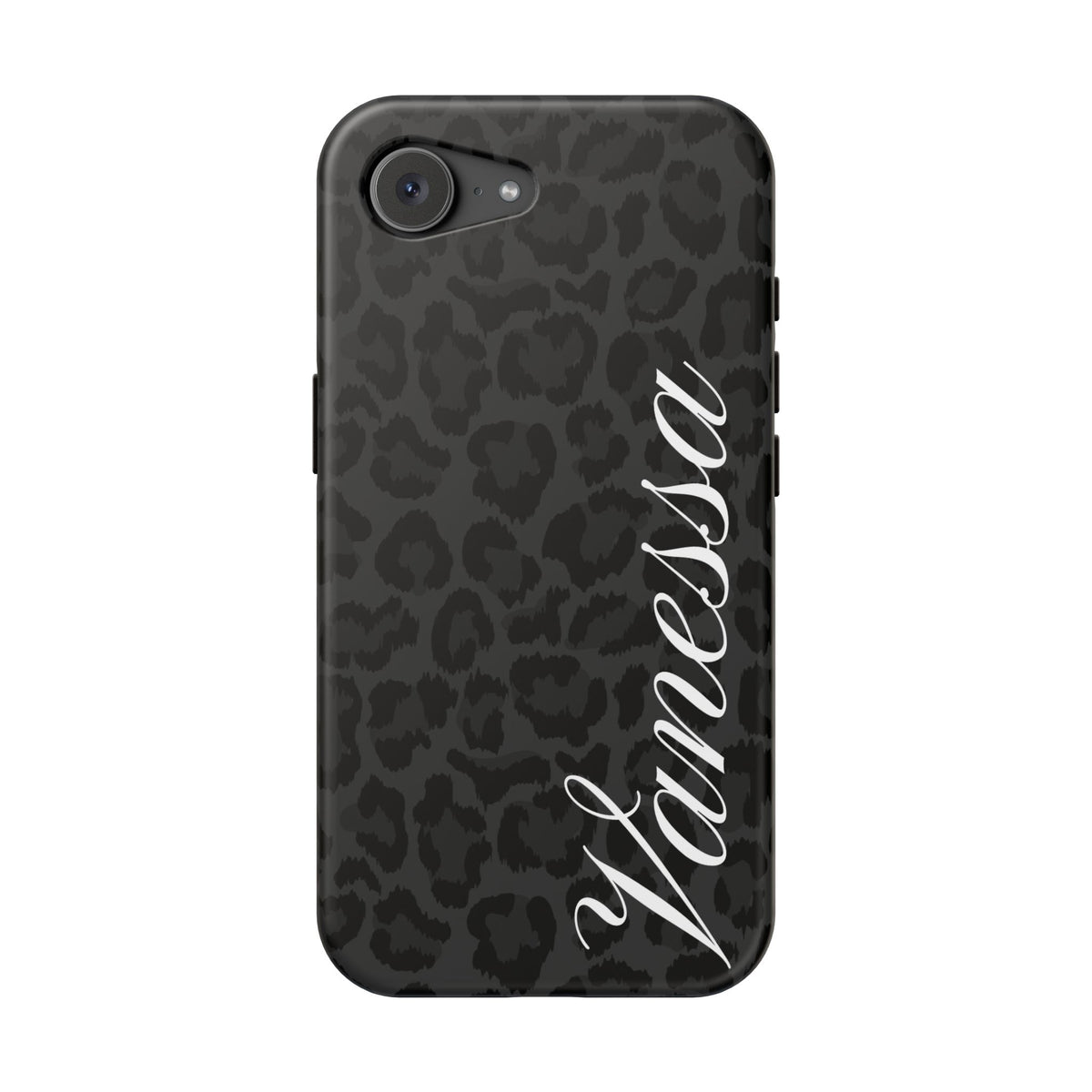 Custom Black Leopard iPhone Case