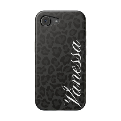 Custom Black Leopard iPhone Case