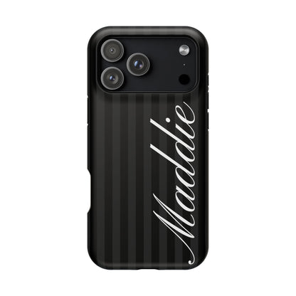 Custom Black Stripes iPhone Case