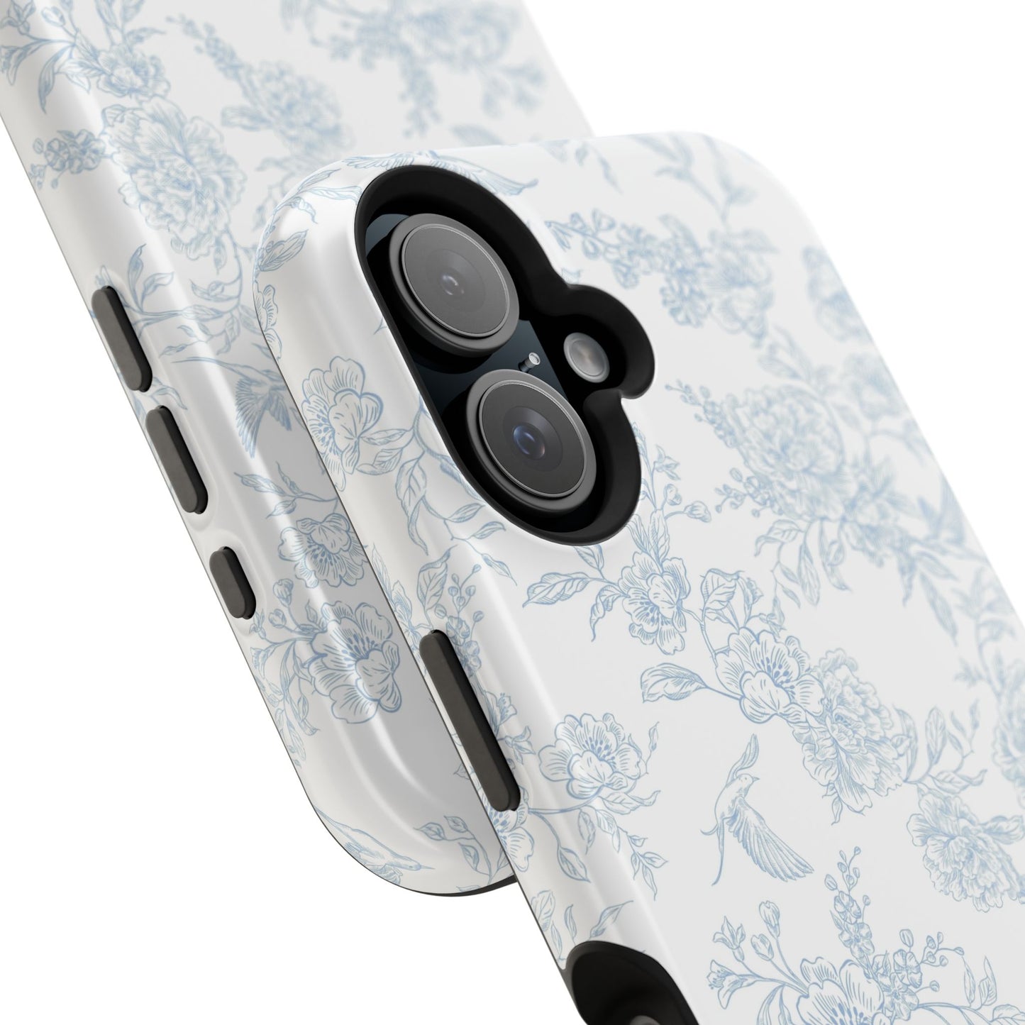French Blue Toile iPhone Case