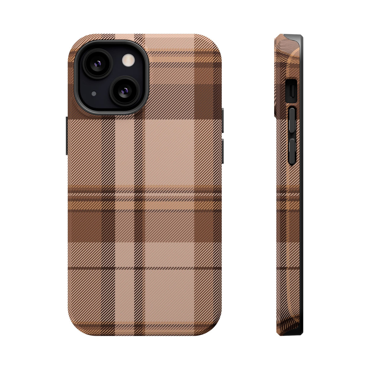 Toffee Plaid iPhone Case