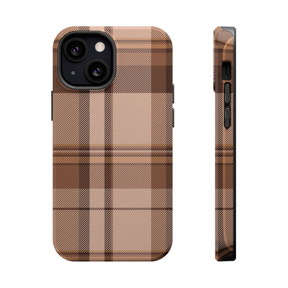 Toffee Plaid iPhone Case