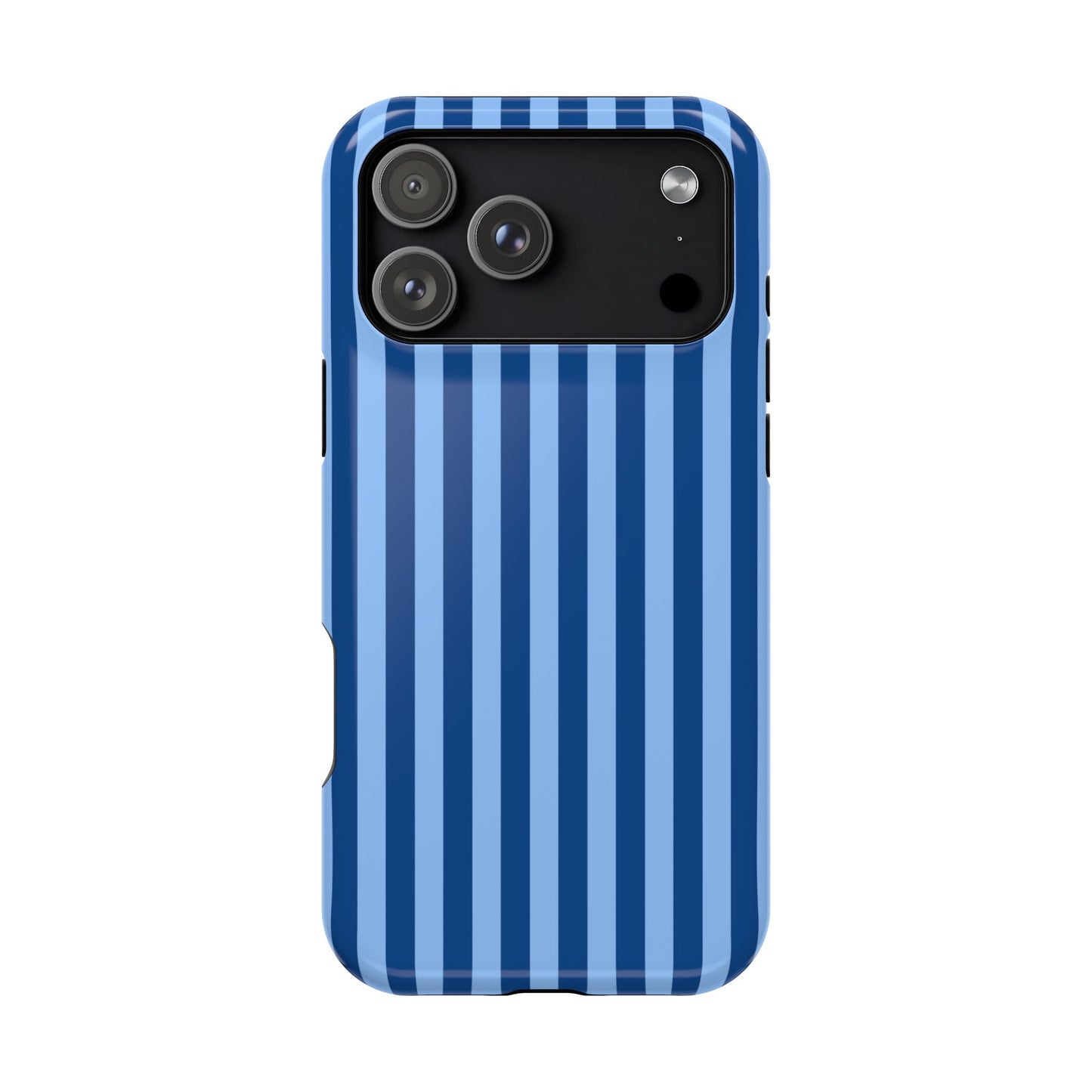 Blueberry Stripes iPhone Case