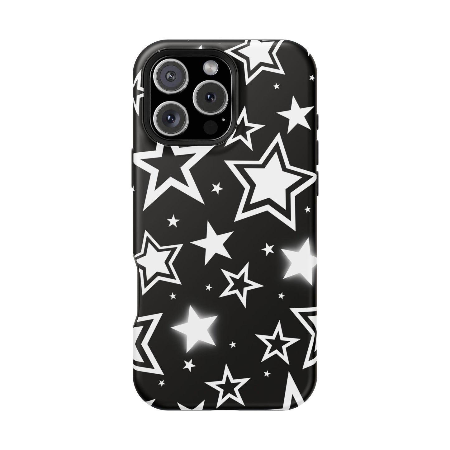 Black Stardust iPhone Case