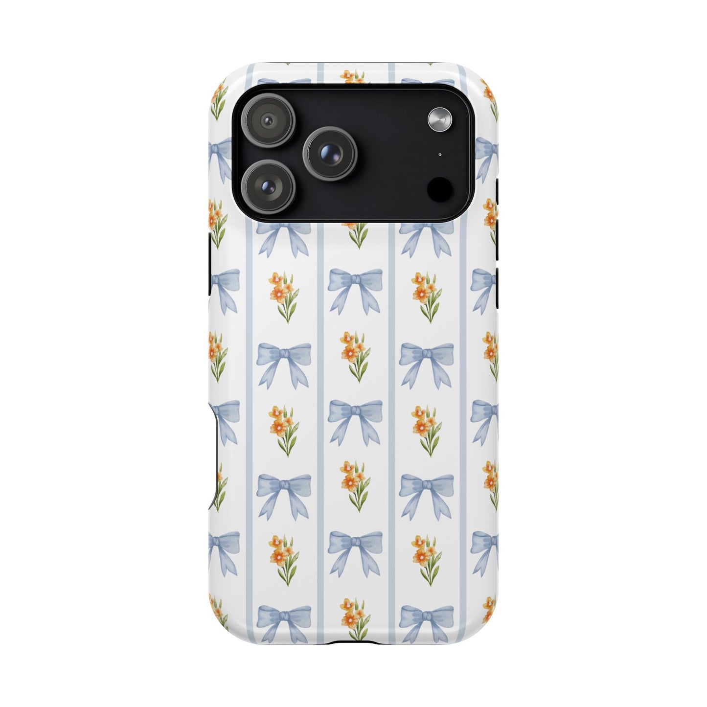 Blue Bows iPhone Case