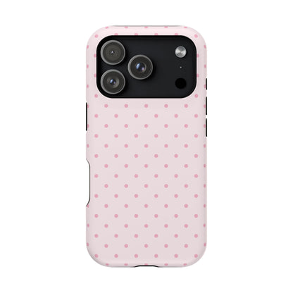Pink Sprinkles Mini Dots iPhone Case
