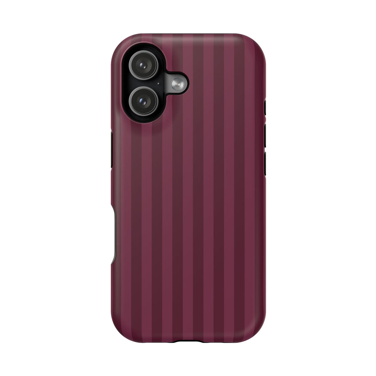 Plum Stripes iPhone Case