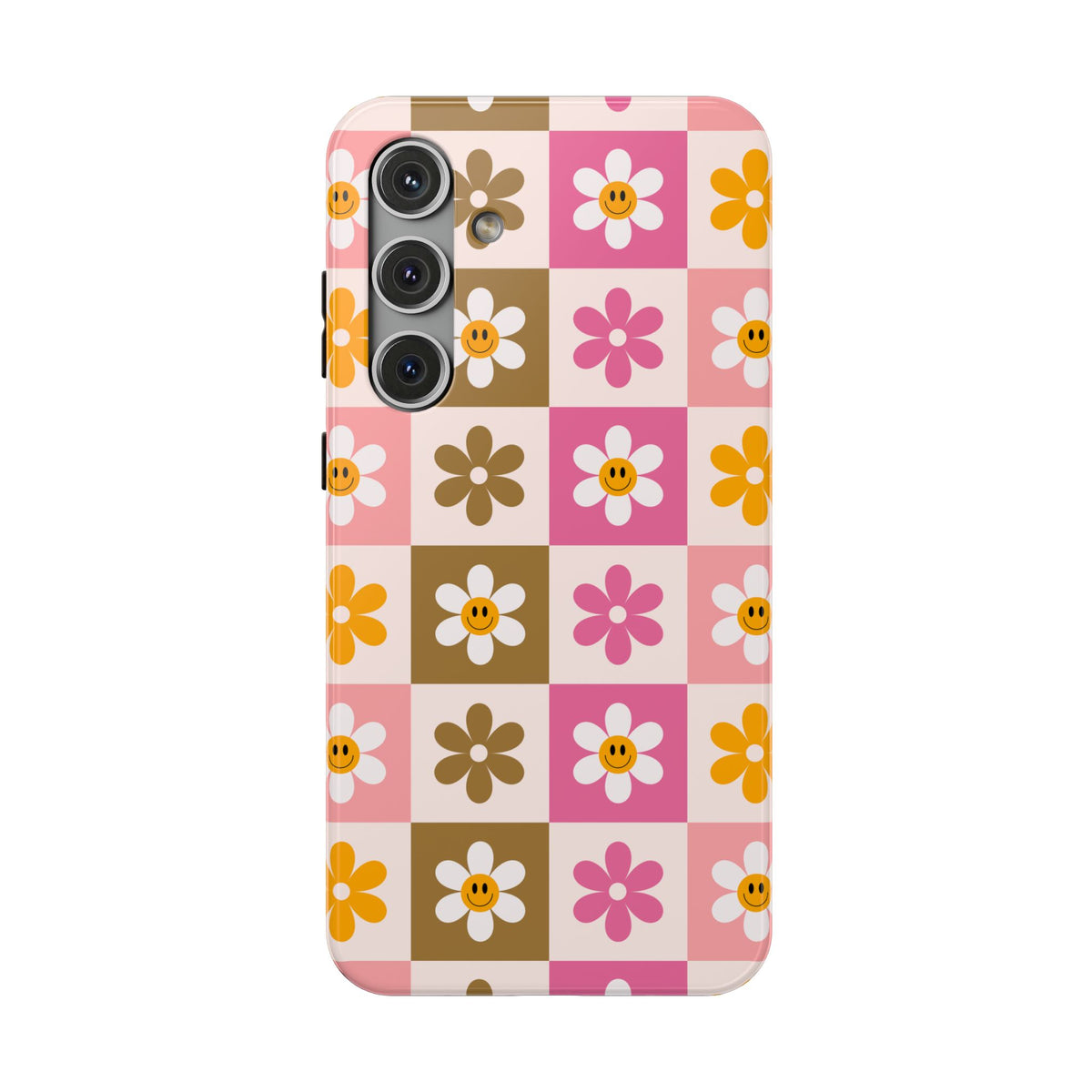 Smiley Flowers Samsung Case