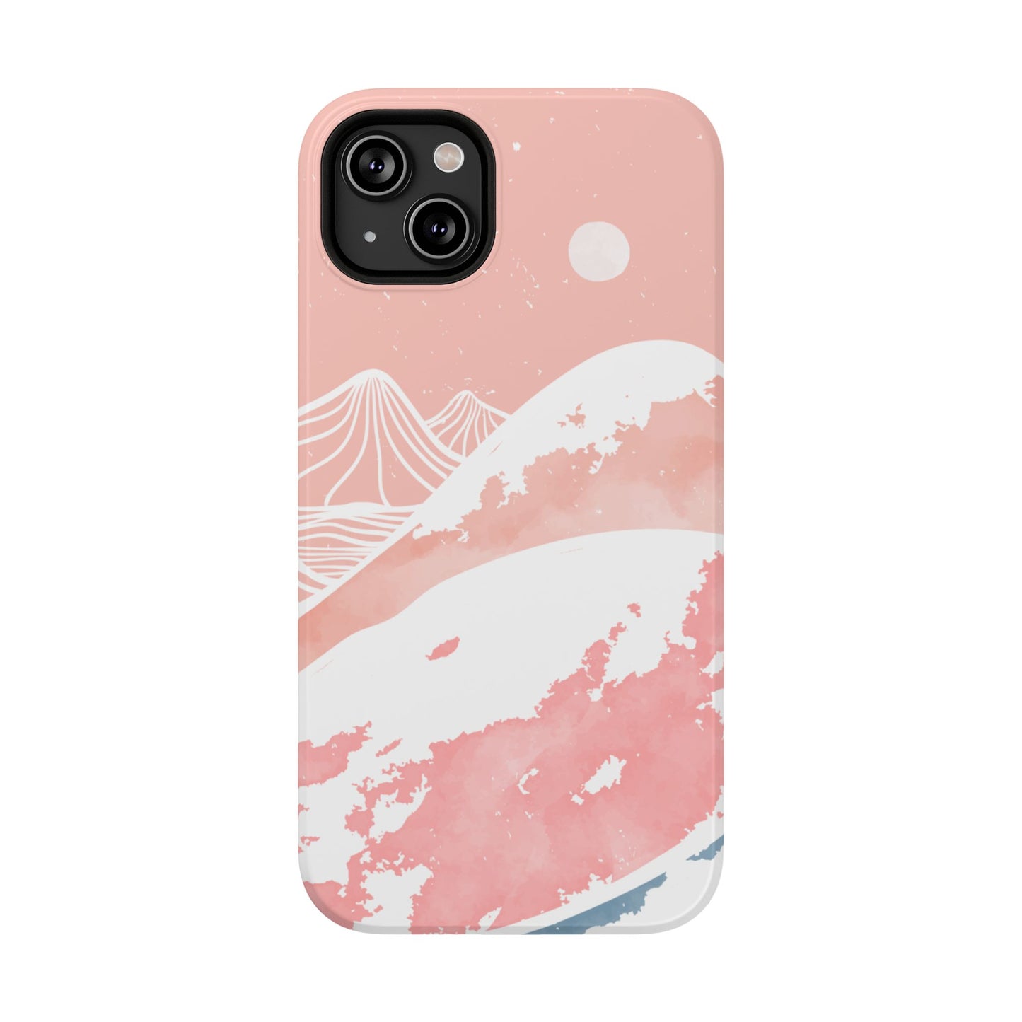 Pink Winter Night iPhone Case