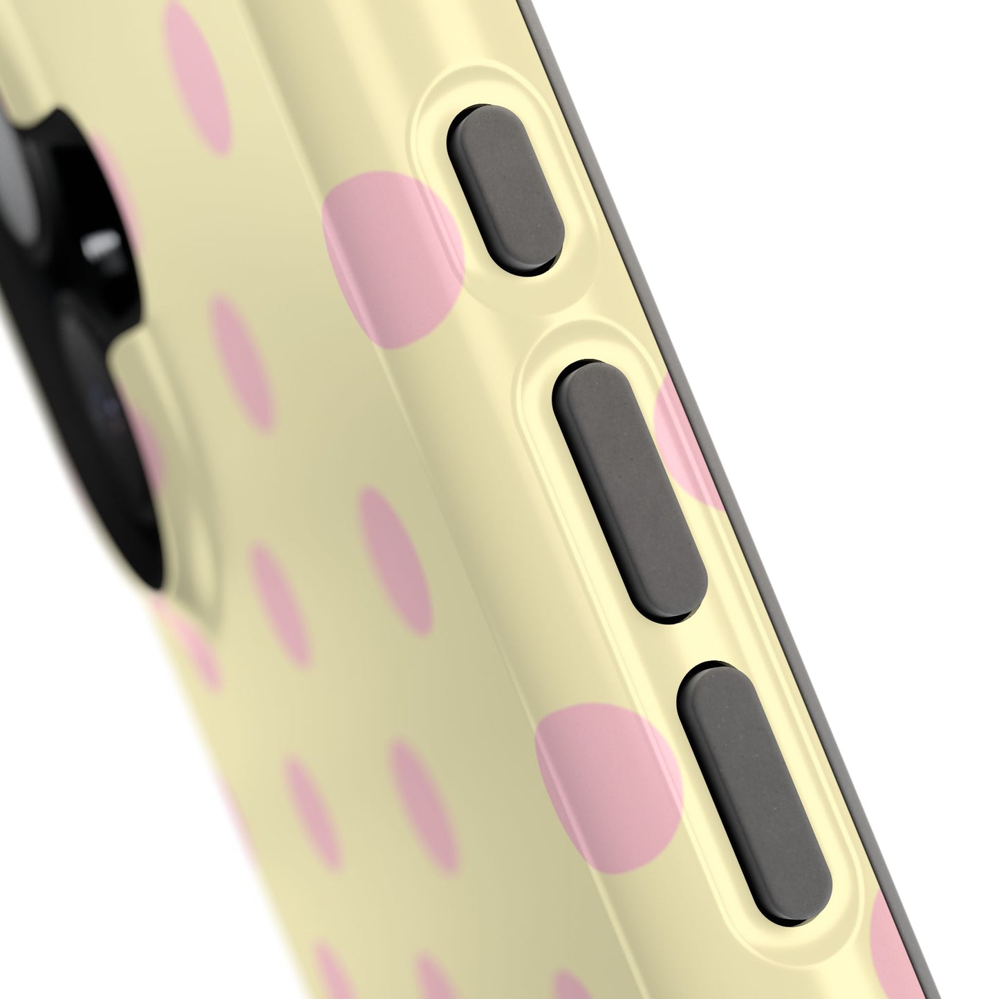 Lemon Sugar Polka Dots iPhone Case
