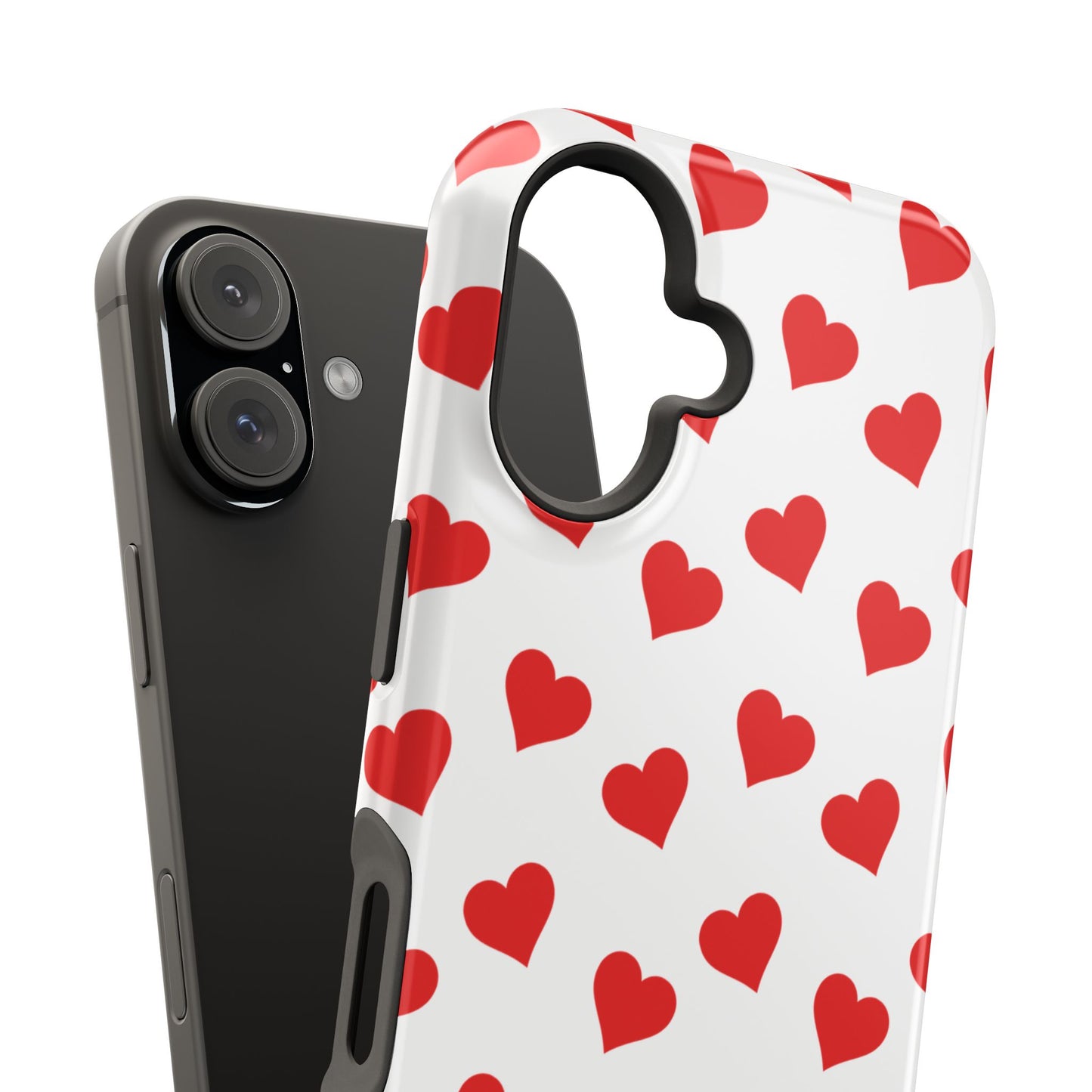Red Heart Mania iPhone Case