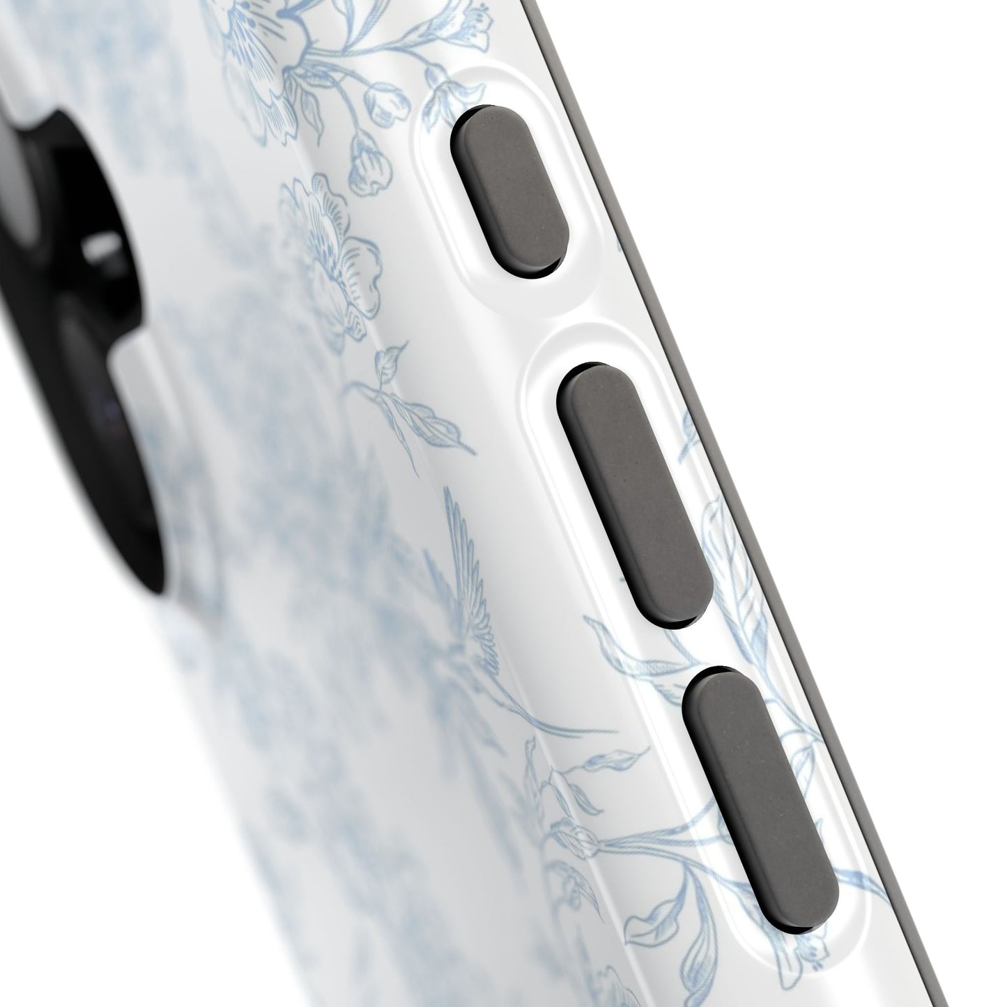 French Blue Toile iPhone Case