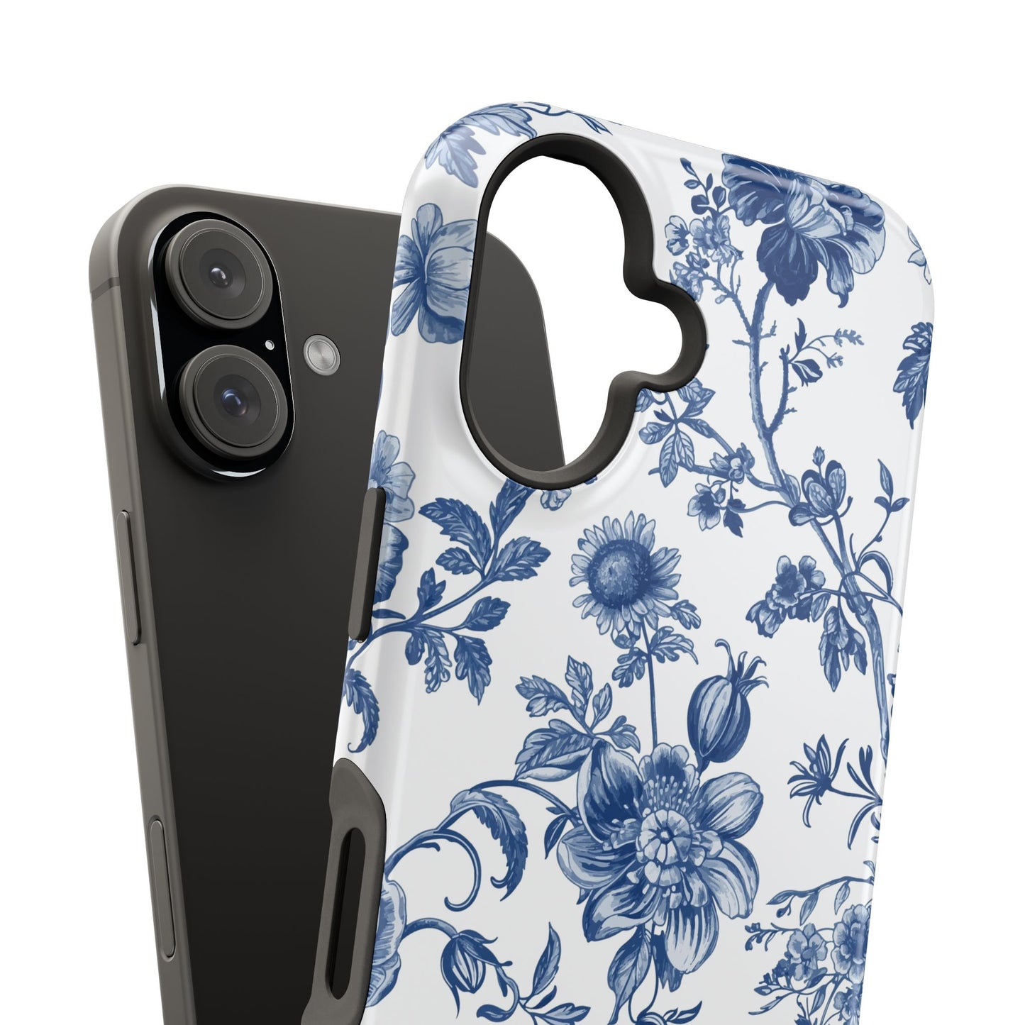 French Navy Toile iPhone Case