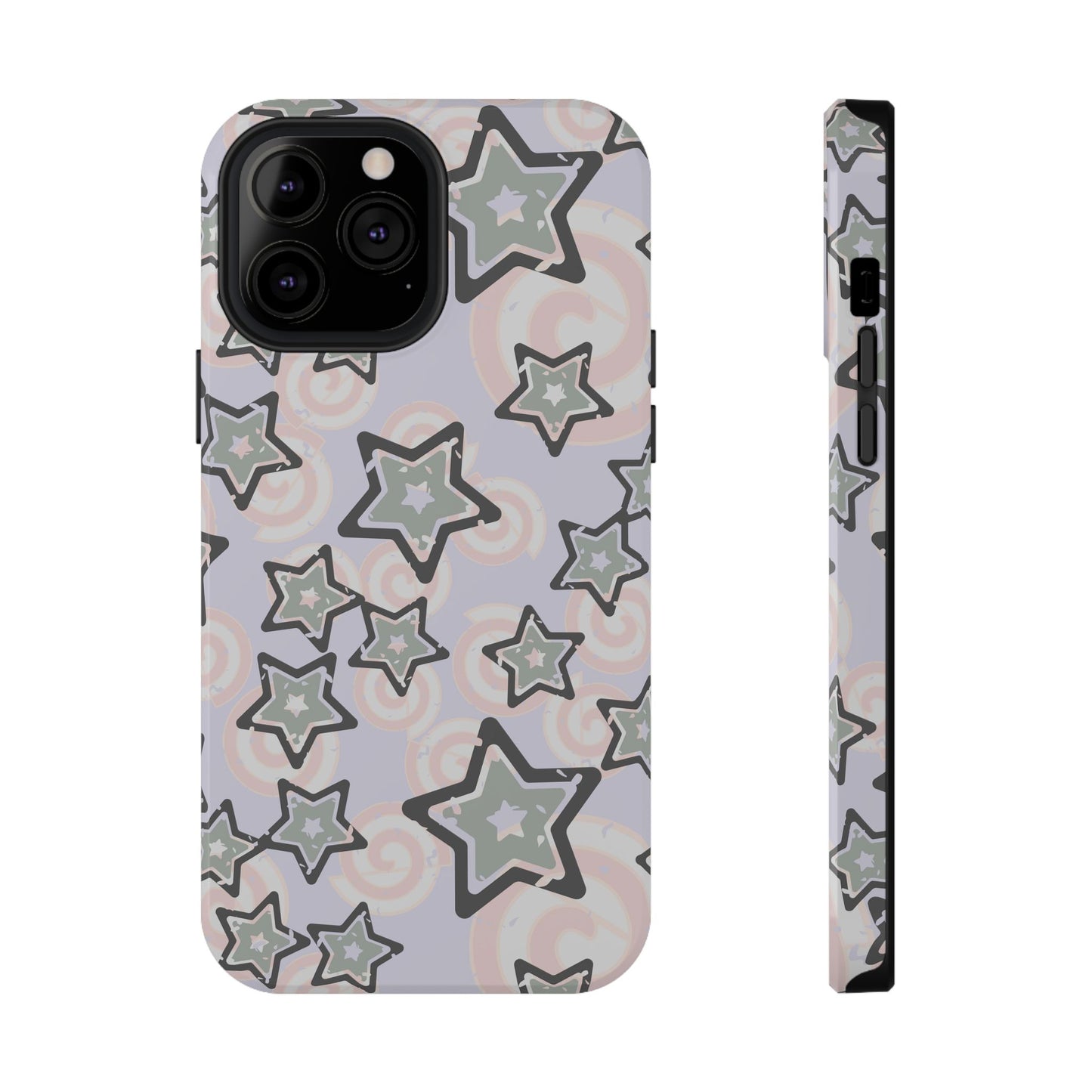 Y2K Gray Star iPhone Case