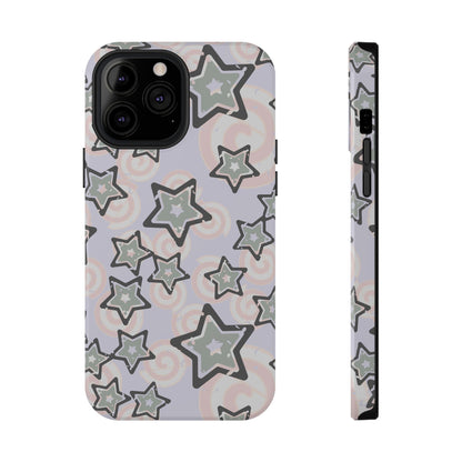Y2K Gray Star iPhone Case