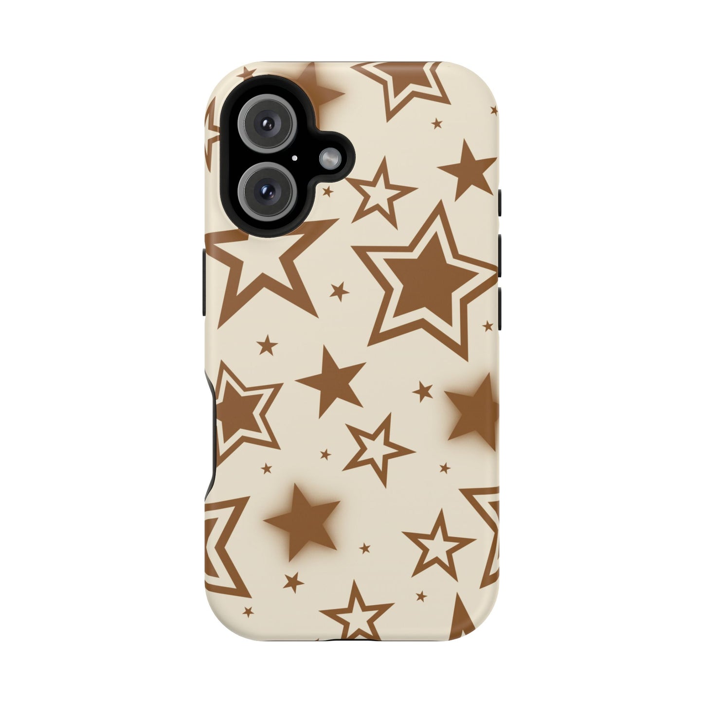 Brown Stardust iPhone Case
