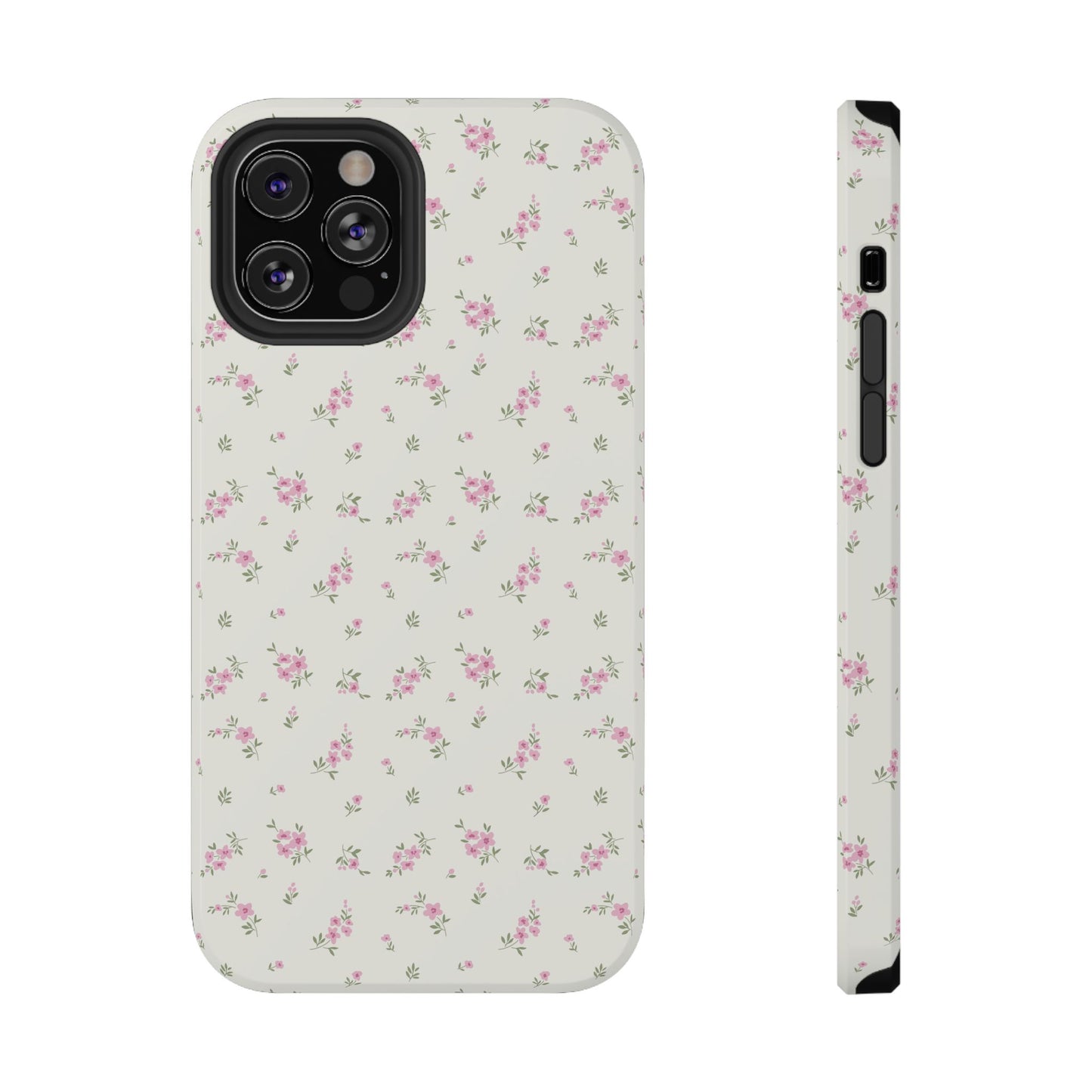 Blush Ditsy Flowers iPhone Case