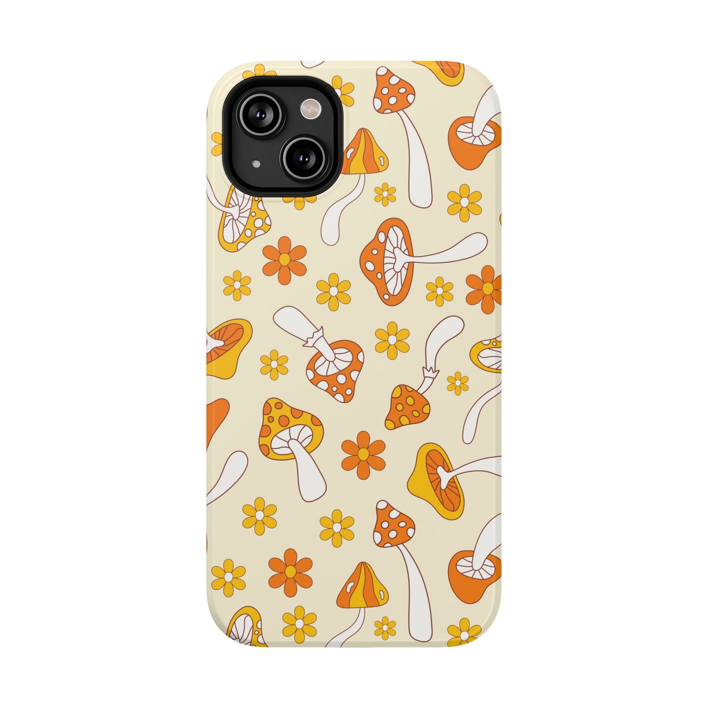 Retro Mushrooms iPhone Case